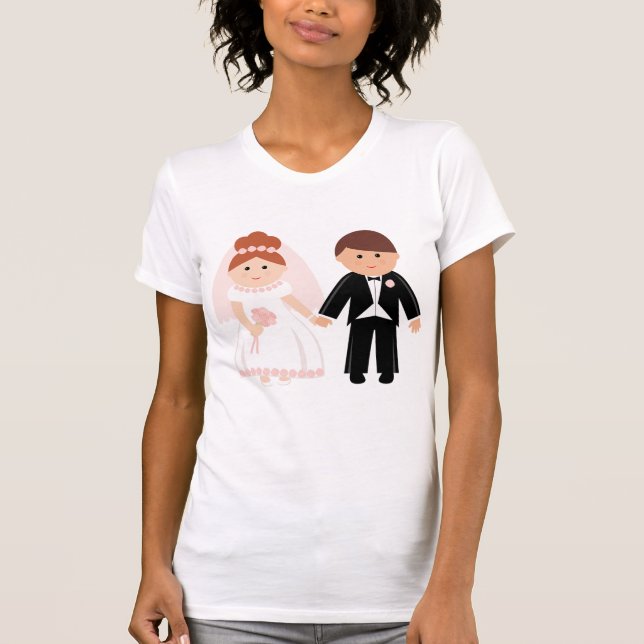 Just Married Couple Womens T - Shirt (Vorderseite)