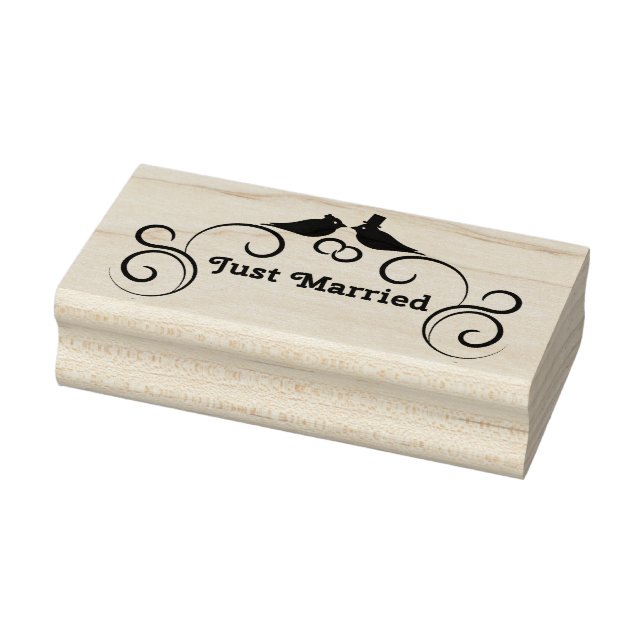 Just Married Gummistempel (Stempel)