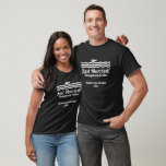 Just Married Honeymoon Cruise Couple T-Shirt<br><div class="desc">Der perfekte T - Shirt für eine Hochzeitsreise. Dieses passende Design enthält die Worte 'Just Married' . Die perfekte Art,  ein frisch gezapftes Paar auf die Hochzeitsreise zu schicken. Weißes Design.</div>