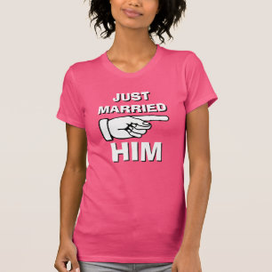 Just Married Ihm Ihr Shirt Set für frische Wesen