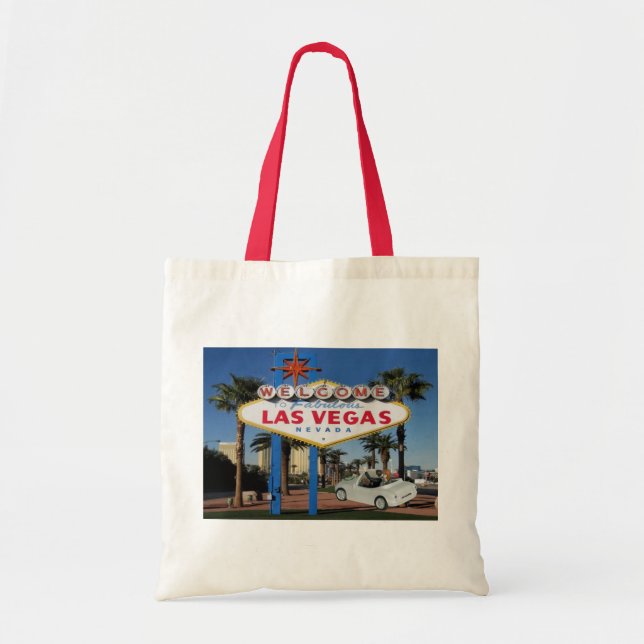 JUST MARRIED Keepake Las Vegas Tote Bag Tragetasche (Vorne)