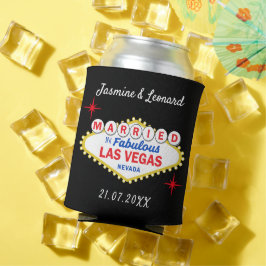 Just Married Las Vegas Wedding Favor Dosenkühler