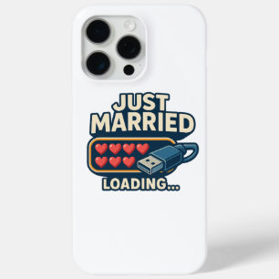 Just Married Loading - Funny Tech Wedding Case-Mate iPhone Hülle