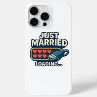 Just Married Loading - Funny Tech Wedding Case-Mate iPhone Hülle