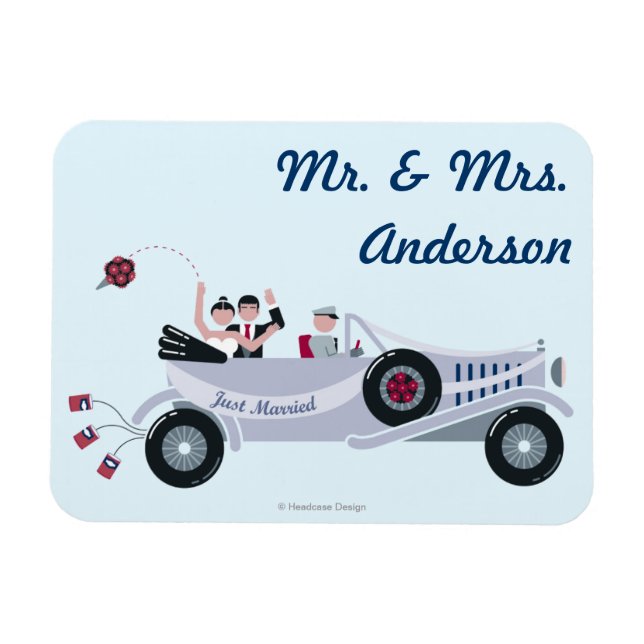Just Married Magnet (Horizontal)