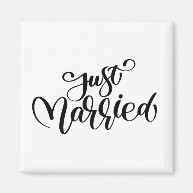 Just Married Magnet (Vorne)