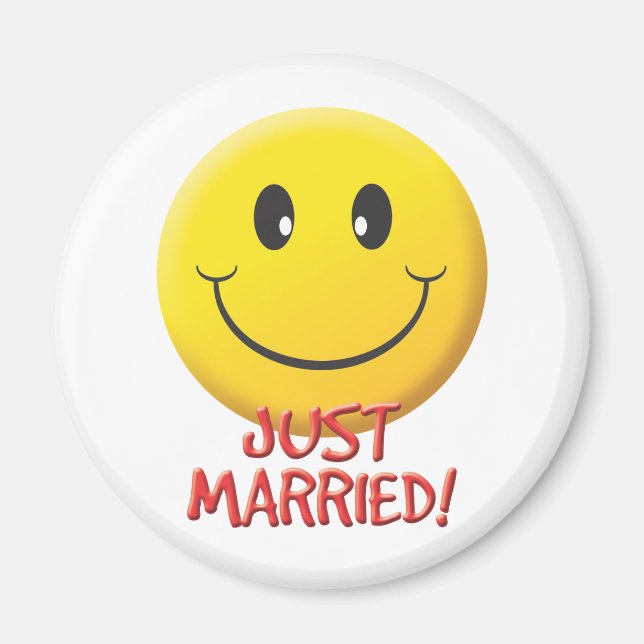 Just Married Magnet (Vorne)
