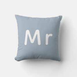 Just Married Mr. & Mrs. | Hochzeitsmonogramm Kissen