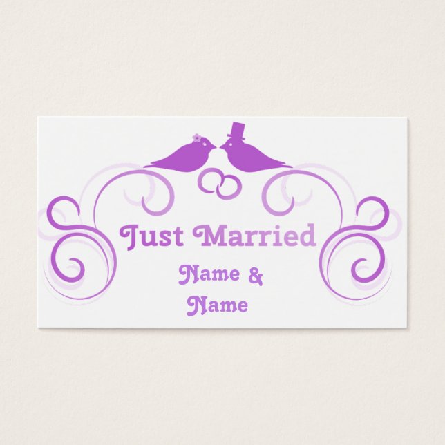 Just Married Newlyweds Thunder_Cove (Vorderseite)
