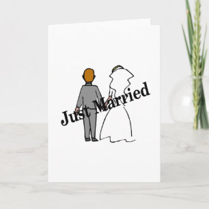 Just Married (Paar) Ankündigung