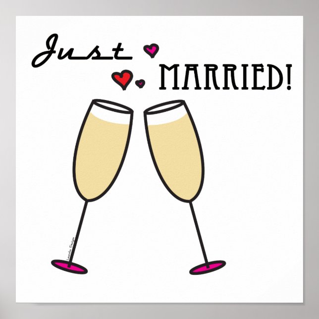 Just Married Poster (Vorne)