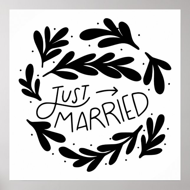 Just Married Poster (Vorne)