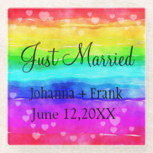 Just Married Rainbow