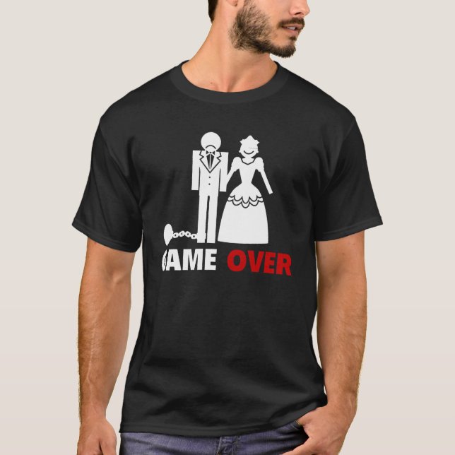Just Married - SPIEL OVER T-Shirt (Vorderseite)
