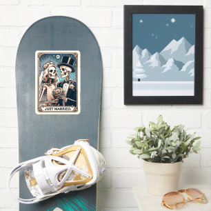 Just Married Tarot Card Aufkleber