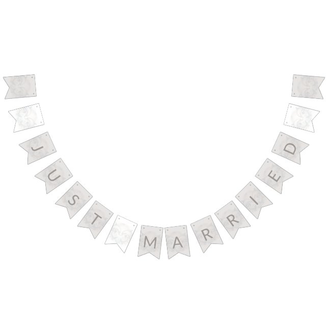 Just Married Wedding Bunting Flags Dolphin Theme Wimpelkette (Alle)