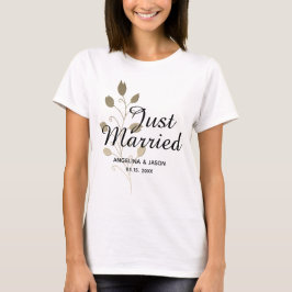 Just Married Wedding T-Shirt