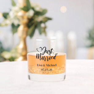 Just Married Whiskyglas