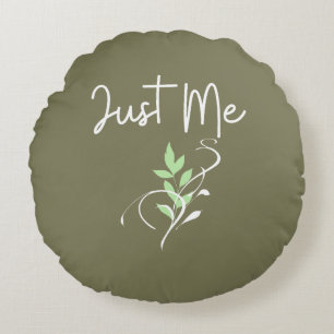 Just Me Round Pillow Rundes Kissen