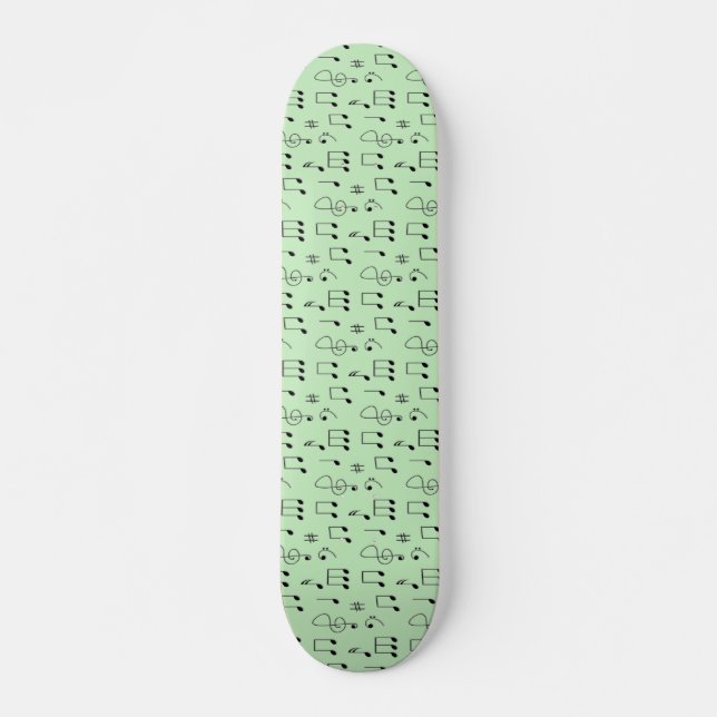 Just Noted Green Skateboard (Vorne)