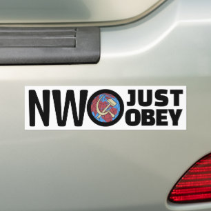 Just Obey Autoaufkleber