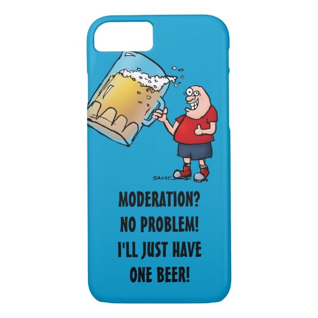 Just One BIG Beer Funny iPod Case (Rückseite)