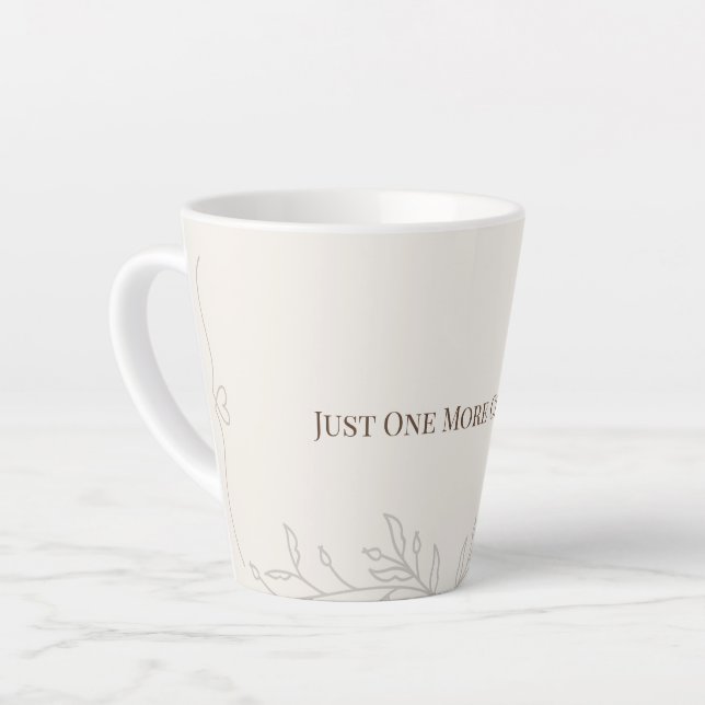 Just One More Chapter Latte Mug Milchtasse (Linke Ecke)
