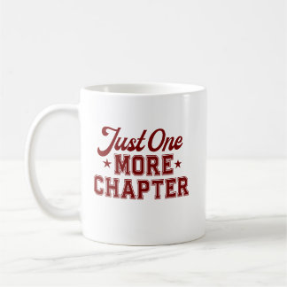 Just One More Chapter Tasse Marone Buchwurm