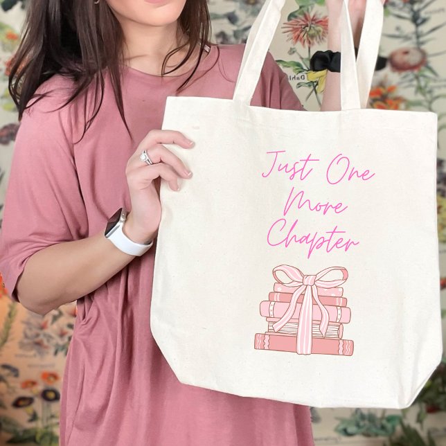 Just one more chapter tote bag gift book lover tragetasche (Von Creator hochgeladen)