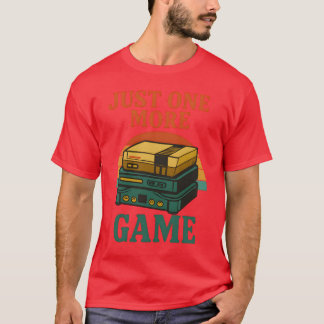 Just One More Game Vintage Console Stack family T-Shirt