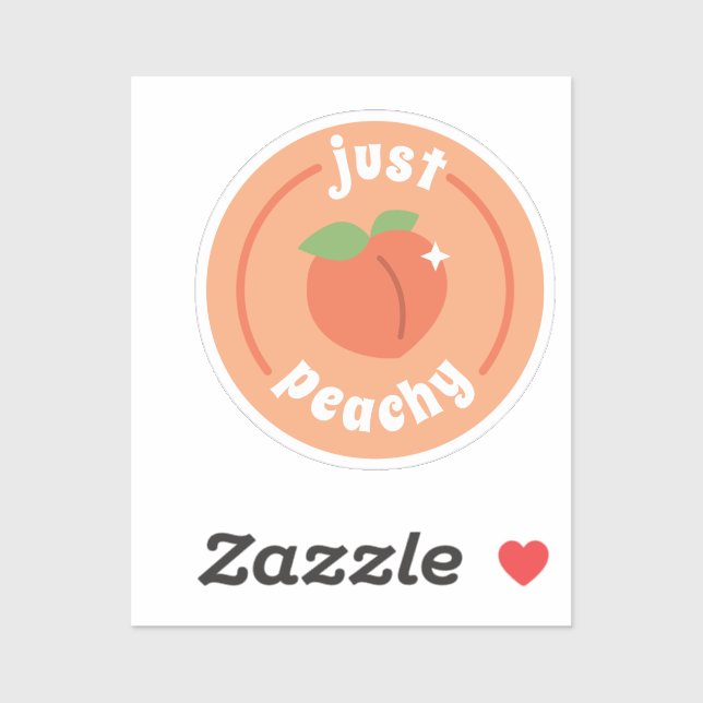 Just Peachy Aufkleber (Blatt)