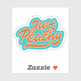 Just Peachy Aufkleber