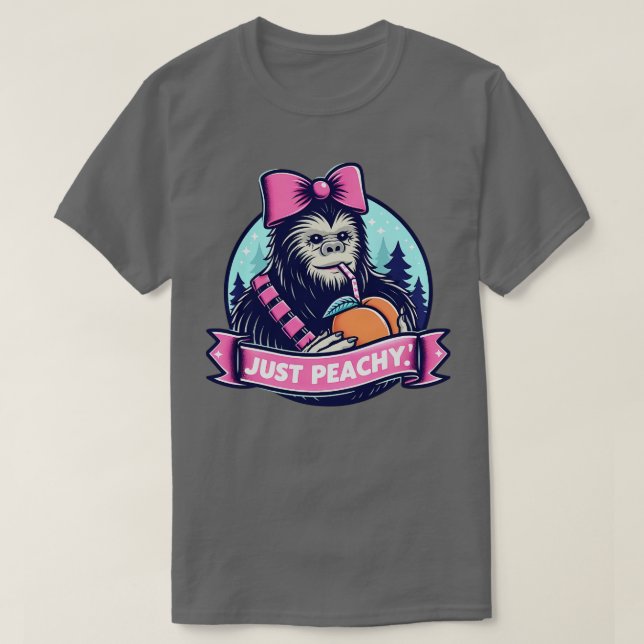 Just Peachy Funny Women Sommer Obst 3 T-Shirt (Design vorne)