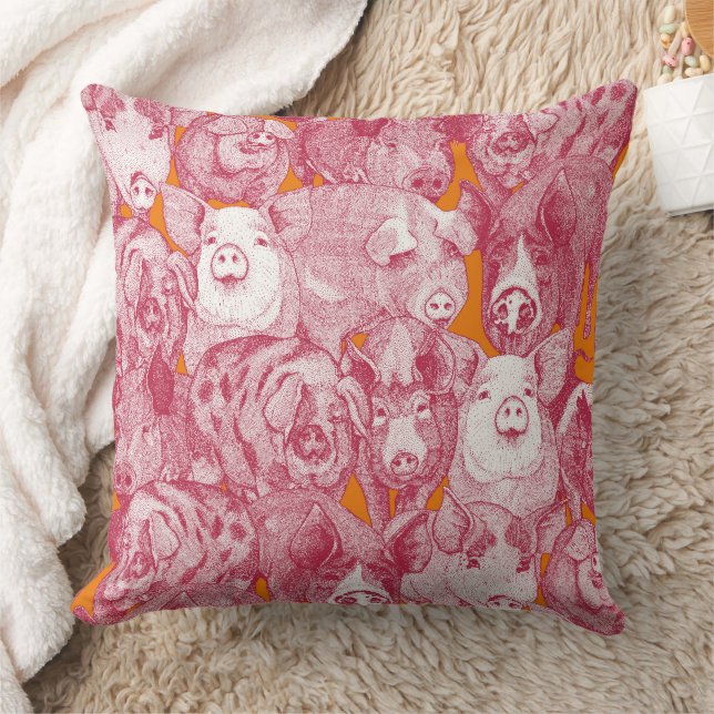 just pigs viva magenta satsuma kissen (Decke)