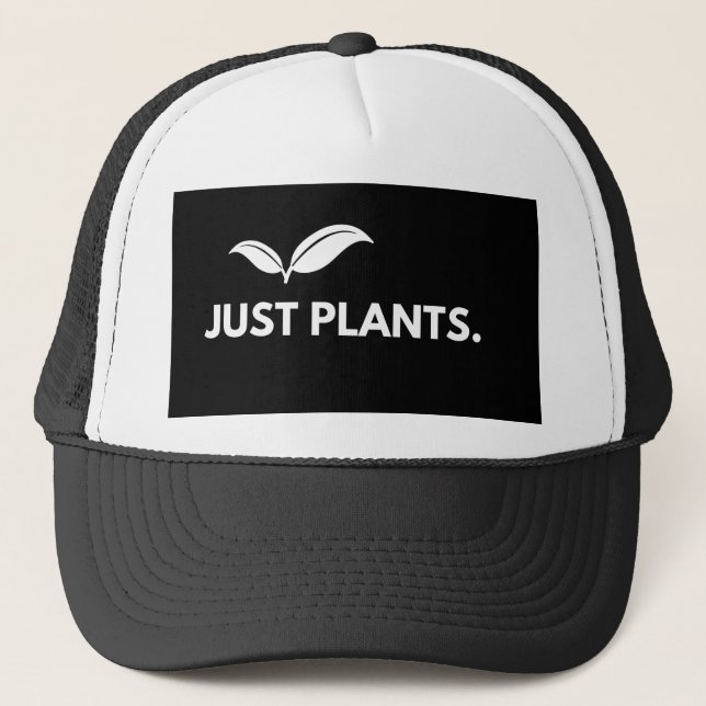 JUST PLANTS TRUCKERKAPPE (Vorderseite)
