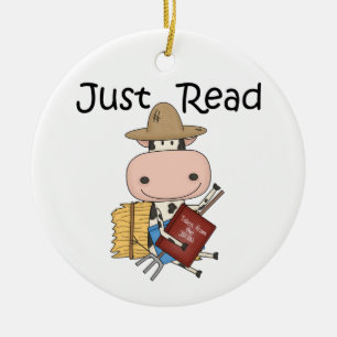 Just Read Keramikornament
