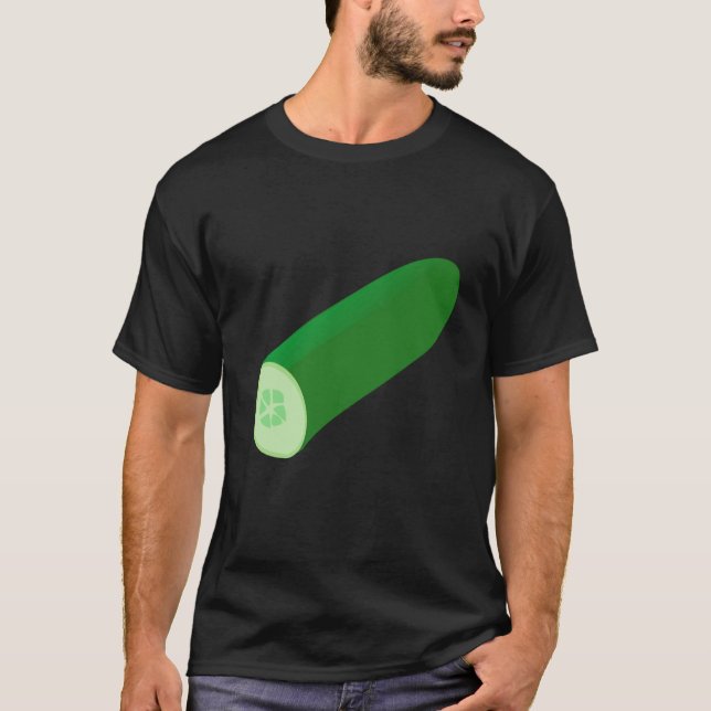 Just Really Like Cucumbers Cucumber Pickle Vegetab T-Shirt (Vorderseite)