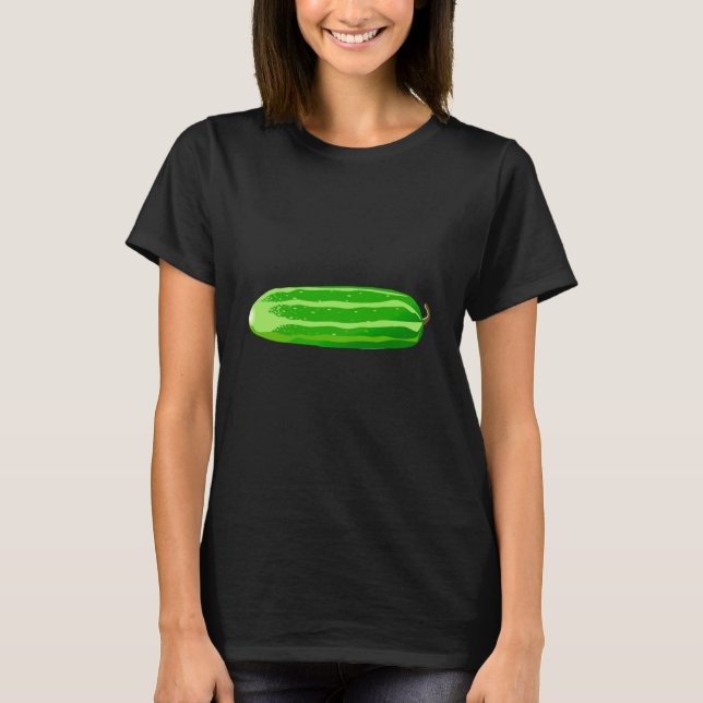 Just Really Like Cucumbers Cucumber Pickle Vegetab T-Shirt (Vorderseite)