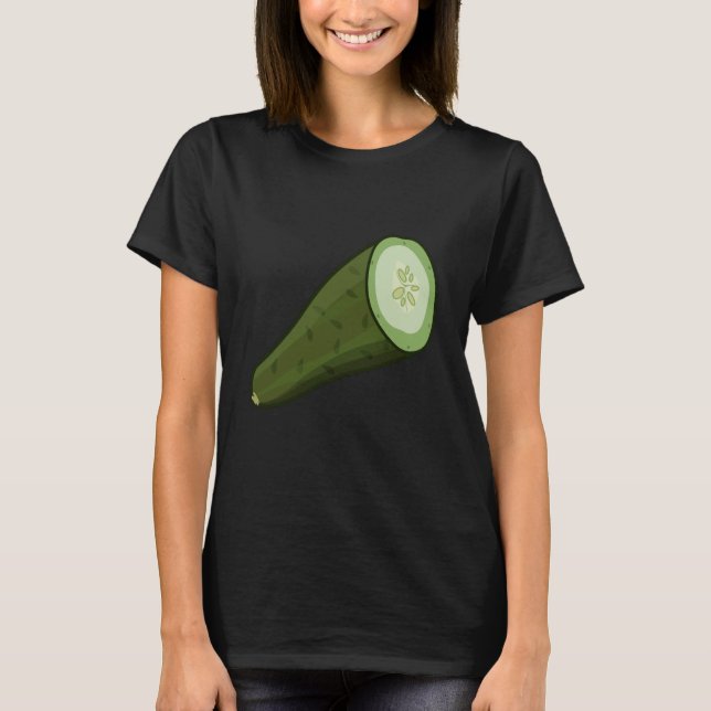 Just Really Like Cucumbers Cucumber Pickle Vegetab T-Shirt (Vorderseite)