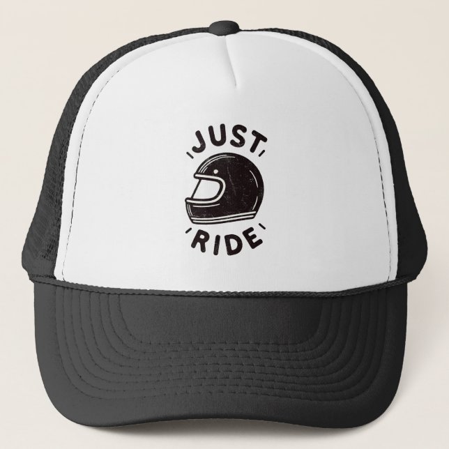 Just Ride Truckerkappe (Vorderseite)