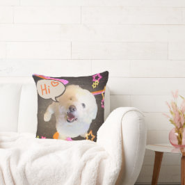 Just Saying "Hi" Kissen