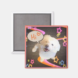 Just Saying "Hi"  Magnet