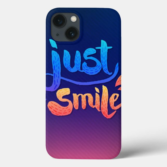 Just Smile Case-Mate iPhone Hülle (Rückseite)
