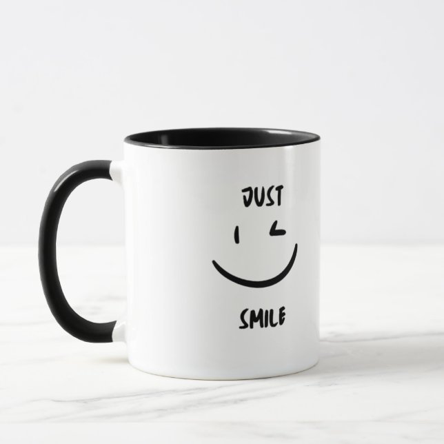 Just smile mug (Gauche)