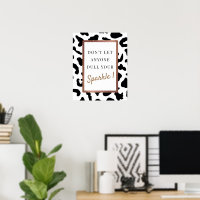 Just Sparkle | Modernes Motivierend Poster