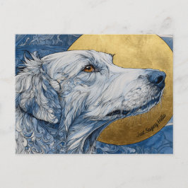 Just Sprichwort Hallo Hund Postcard Postkarte