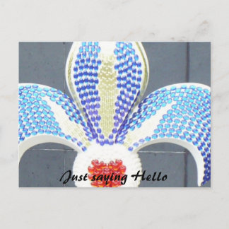 Just Sprichwort Hello Postkarte