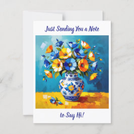 Just Sprichwort HI | Behalt in Touch Postkarte