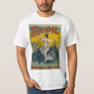 Just Stop Oil Tasse More Bikes Less Cars Aktivist T-Shirt