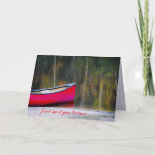 Just Want You To Know Karte